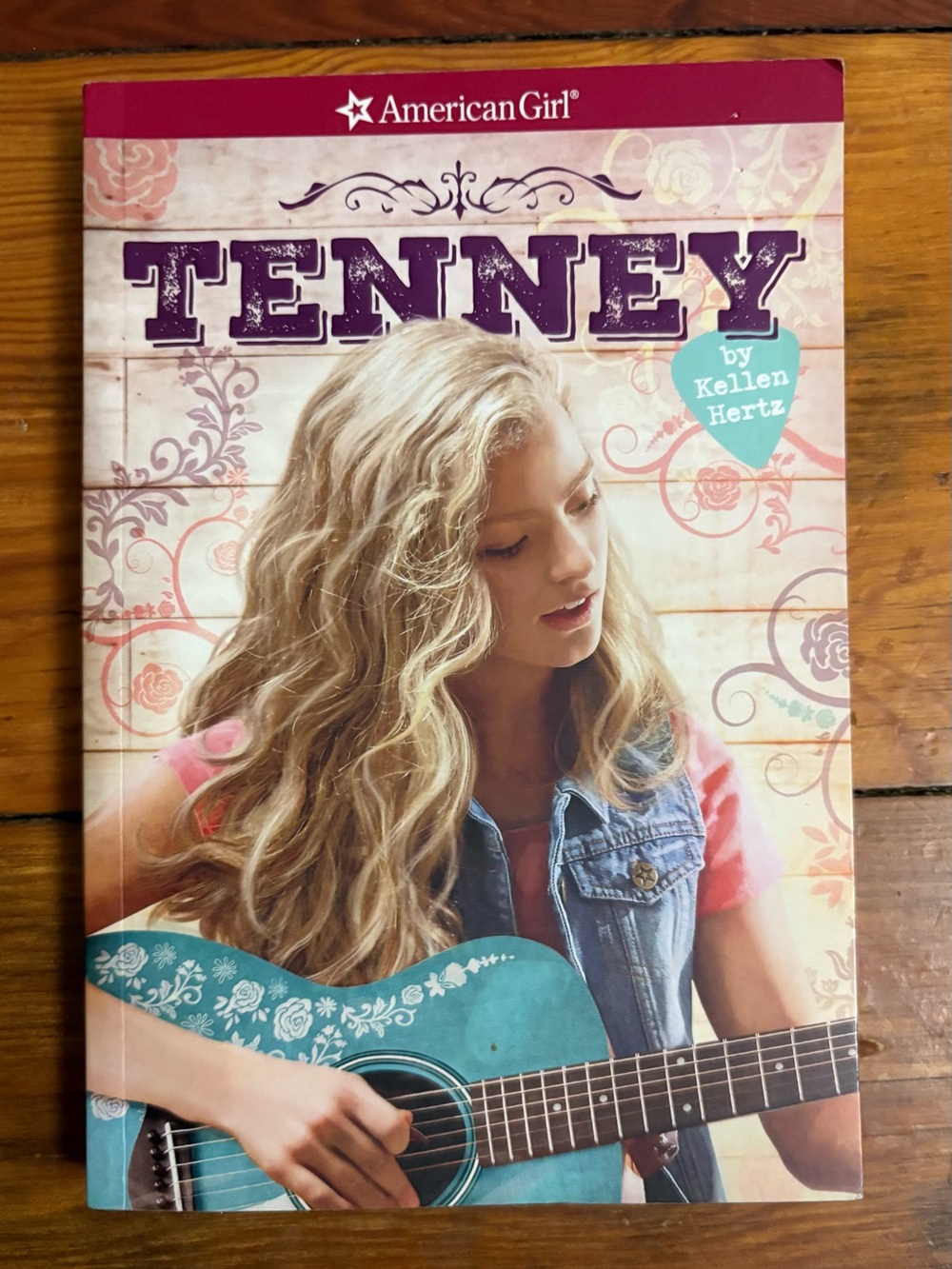 American Girl Tenney Book — Pink, Teal & Purple Cover
